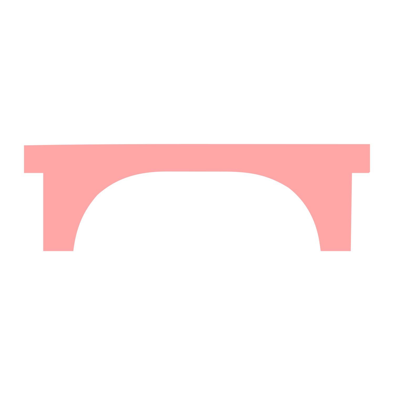 Arch Bridge Logo #ffa6a6