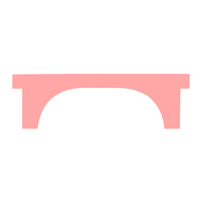 Arch Bridge Logo #ffa6a6