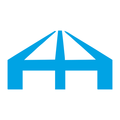 Suspension Bridge Logo #00a3e4
