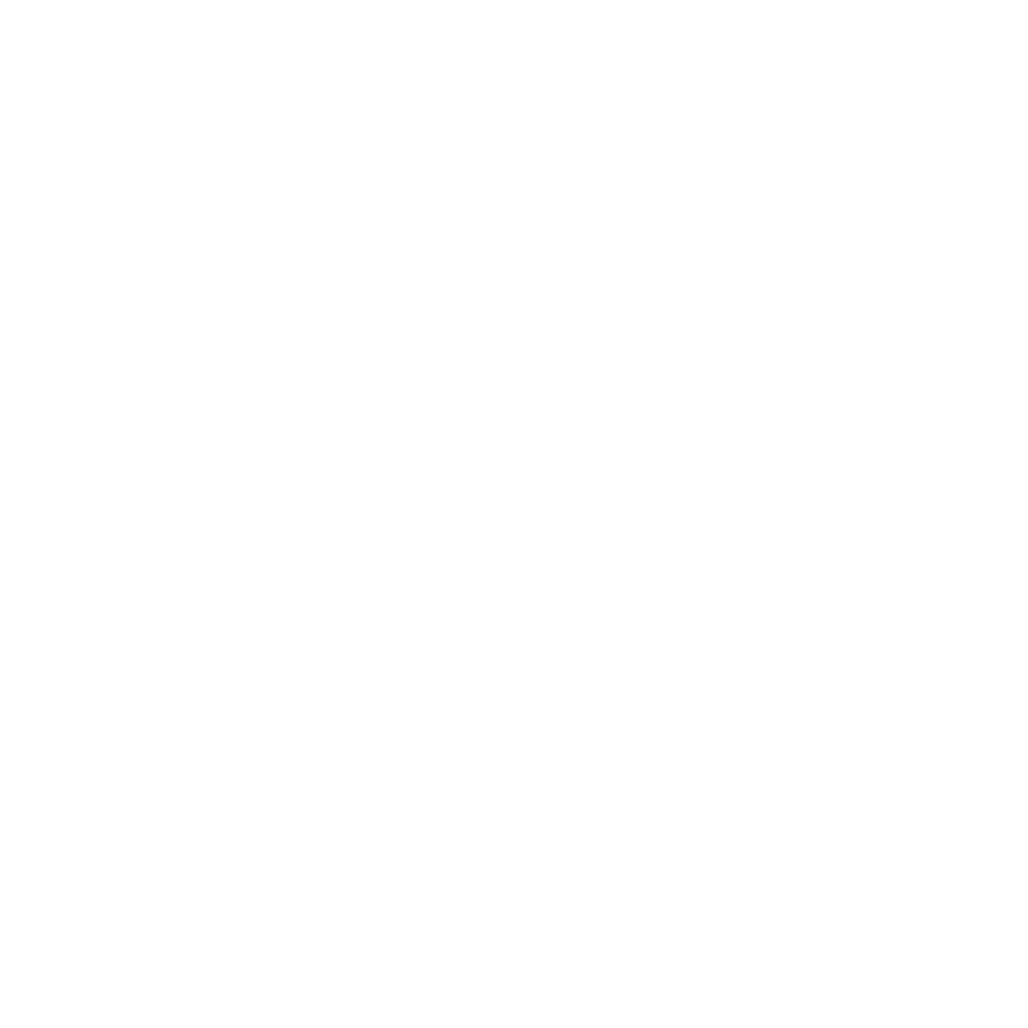 Suspension Bridge Logo #ffffff