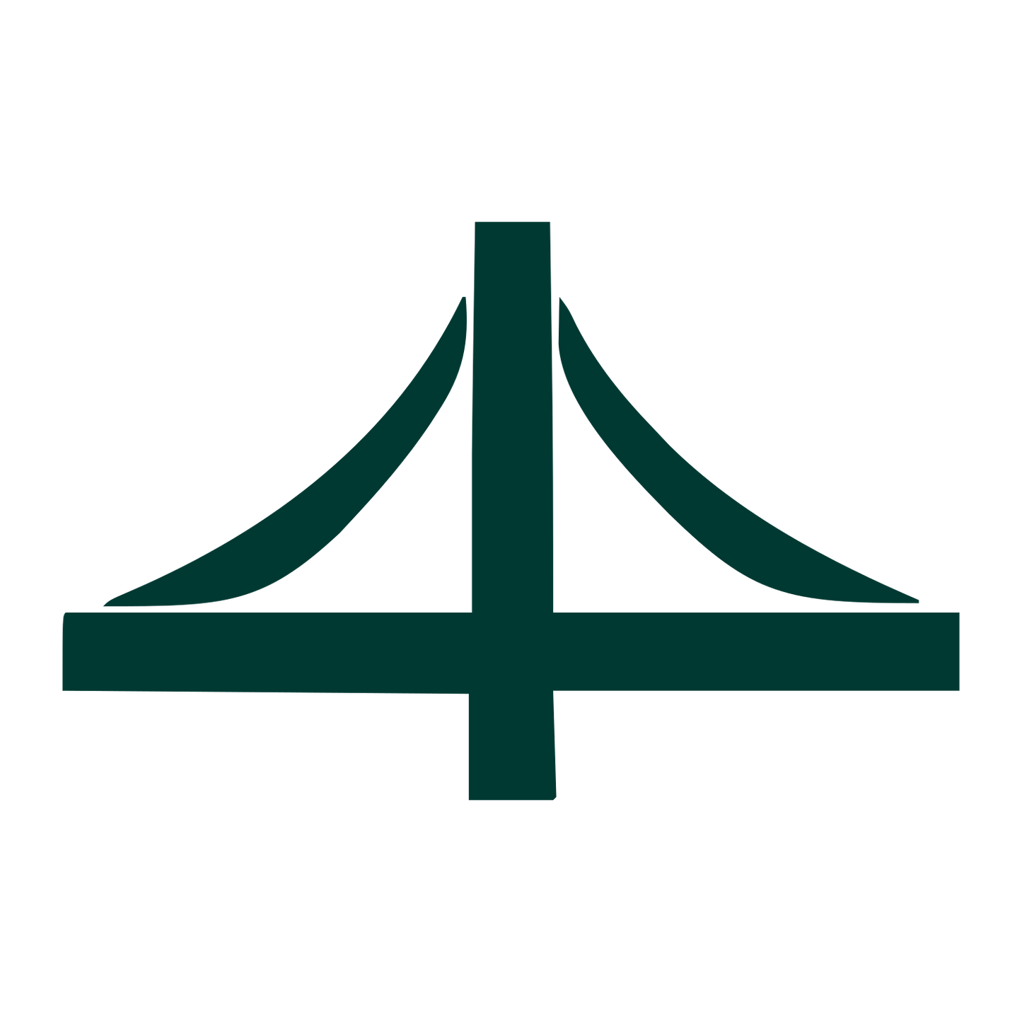 Suspension Bridge Logo #003932