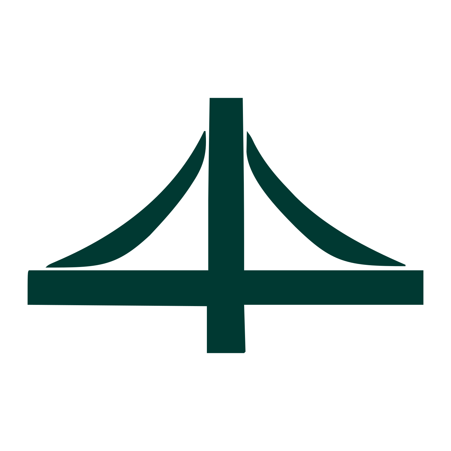 Suspension Bridge Logo #003932