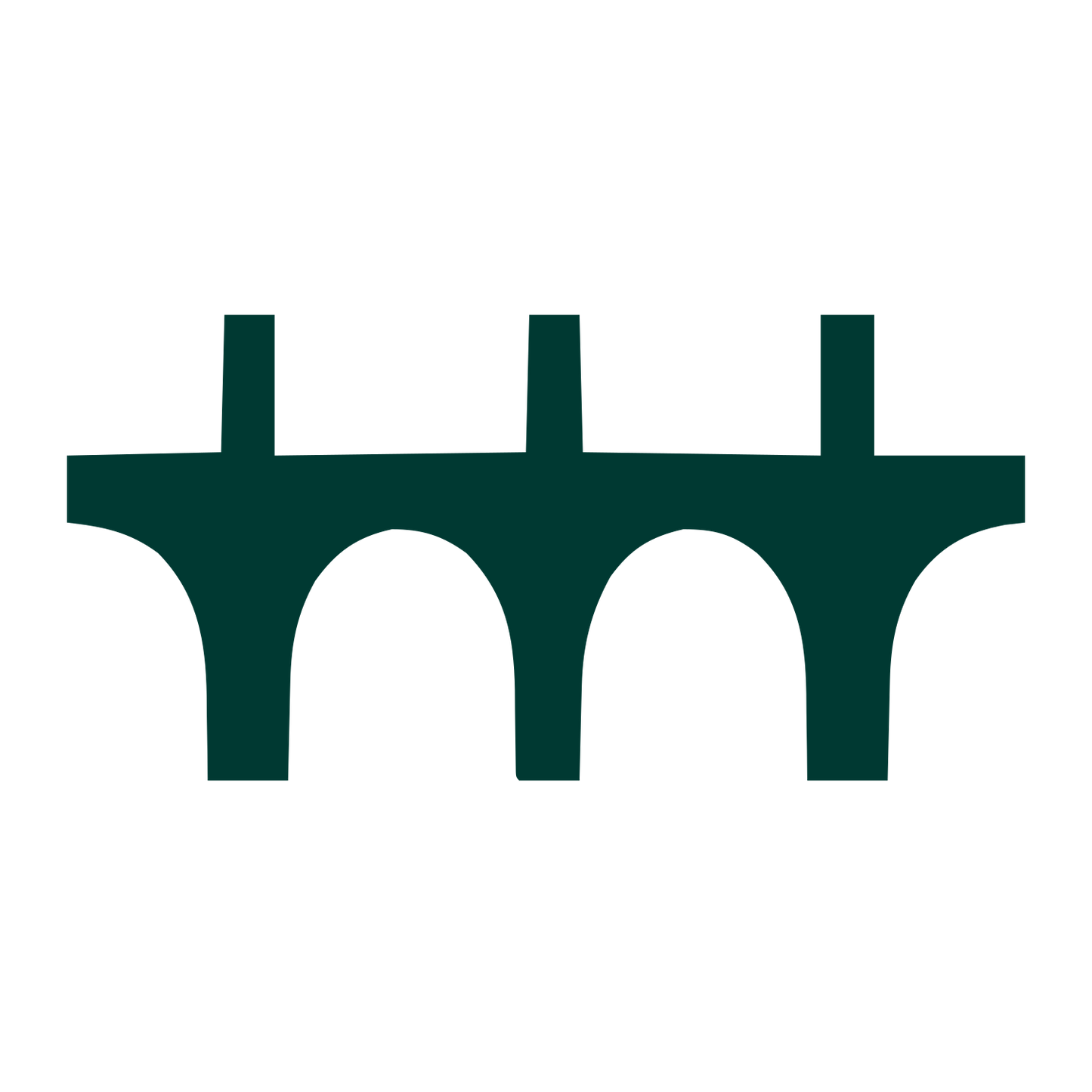 Arched Bridge Logo #003932