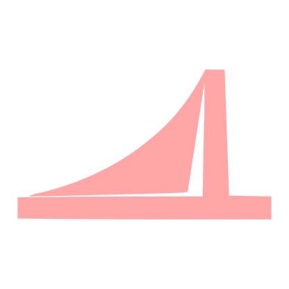 Suspension Bridge Logo #ffa6a6