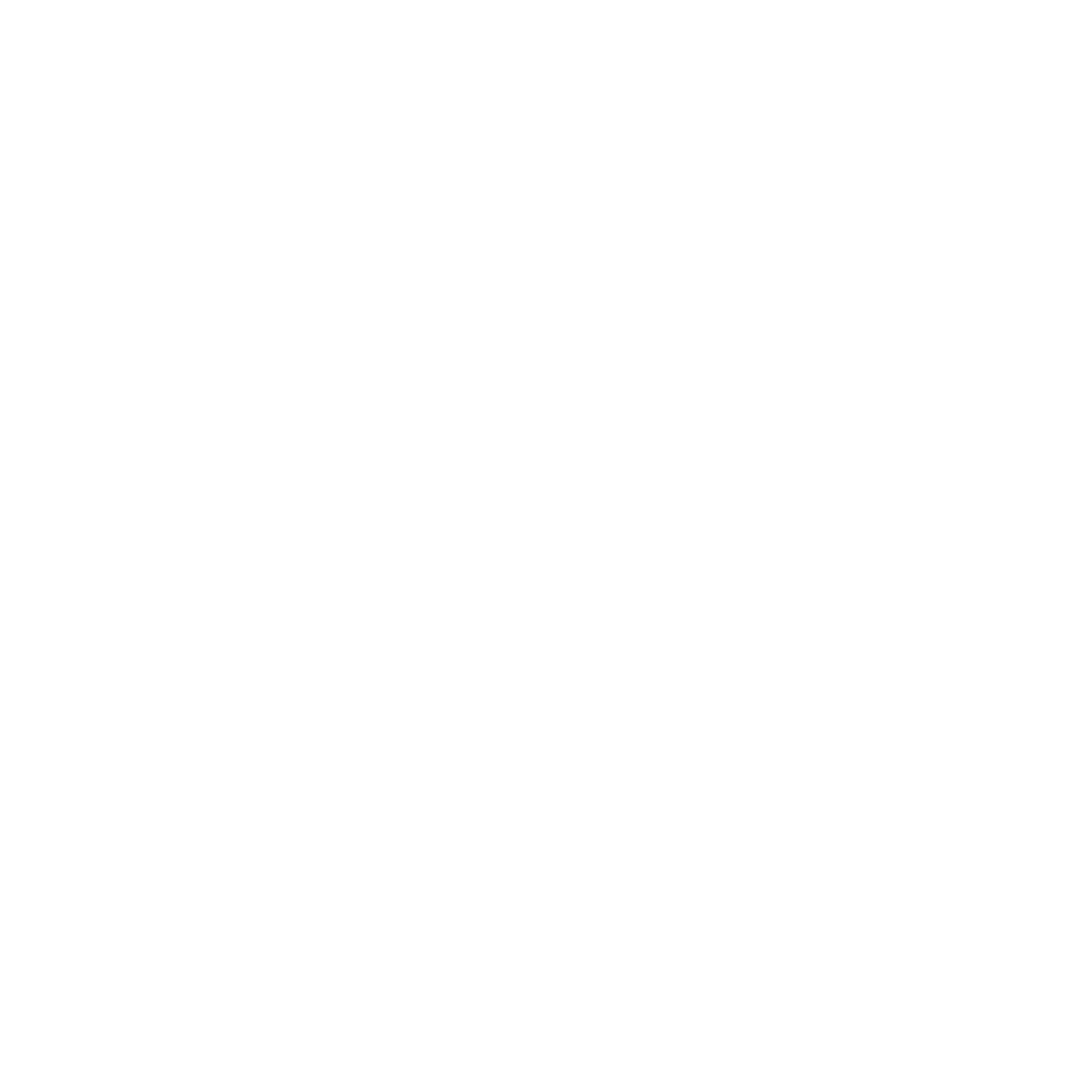 Suspension Bridge Logo #ffffff