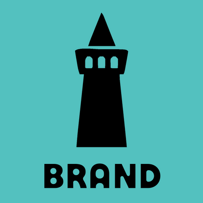 Castle Tower Pictogram Logo preview