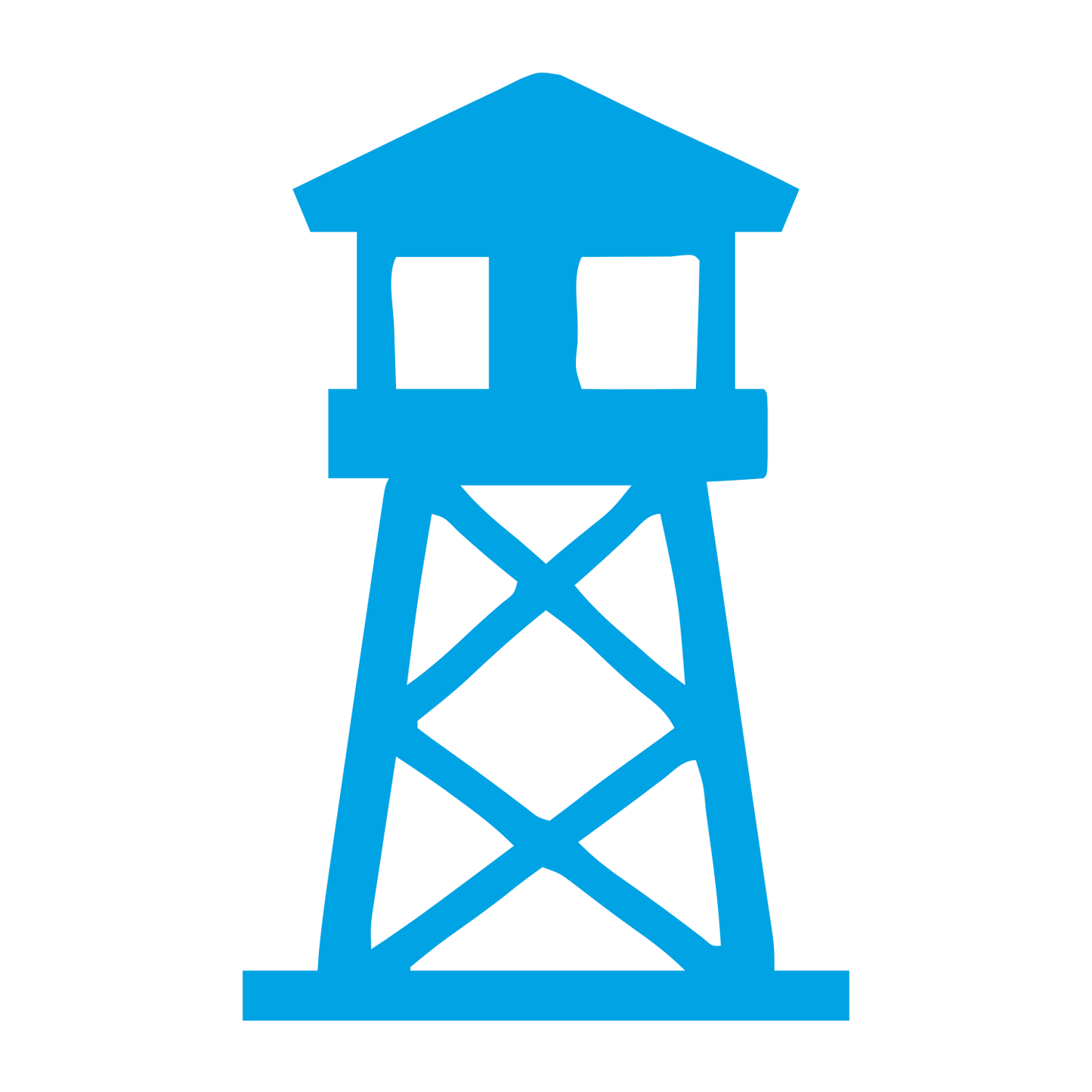Watch Tower Logo #00a3e4