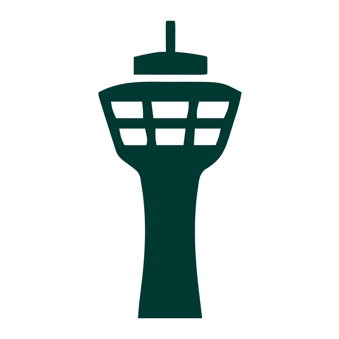 Air Traffic Control Tower Logo #003932