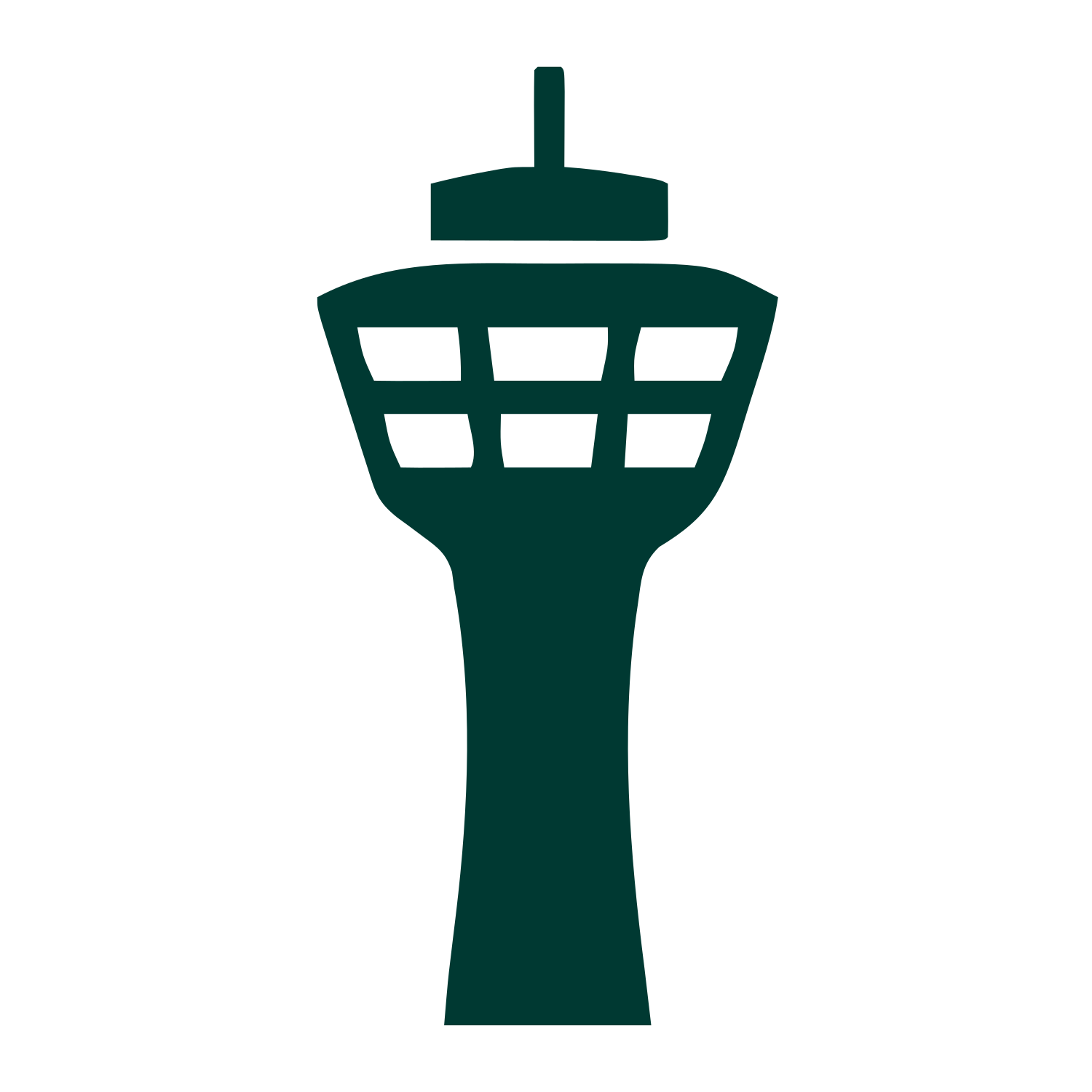 Air Traffic Control Tower Logo #003932