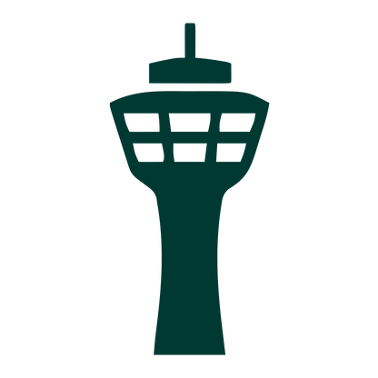 Air Traffic Control Tower Logo #003932