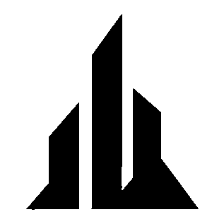 Rising Skyscrapers Skyline Logo