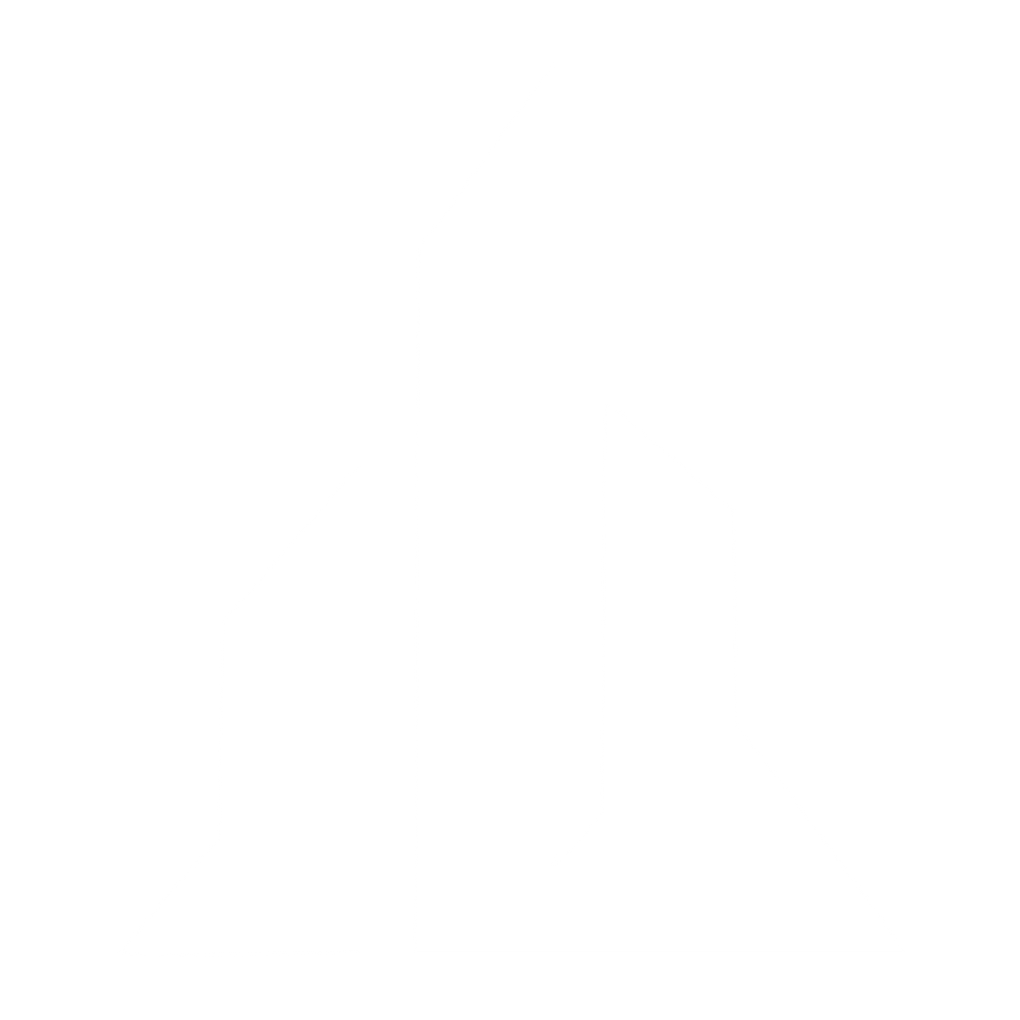 Rising Skyscrapers Skyline Logo #ffffff