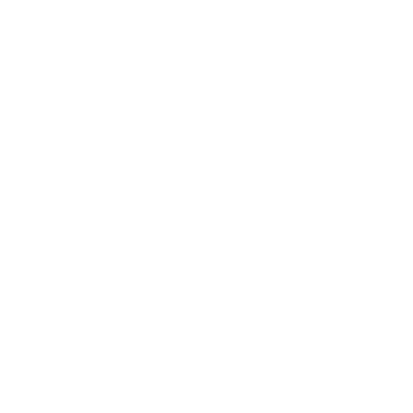 Triple Tower Skyscraper Logo #ffffff