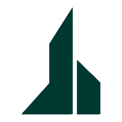 Twin Tower Skyline Logo #003932
