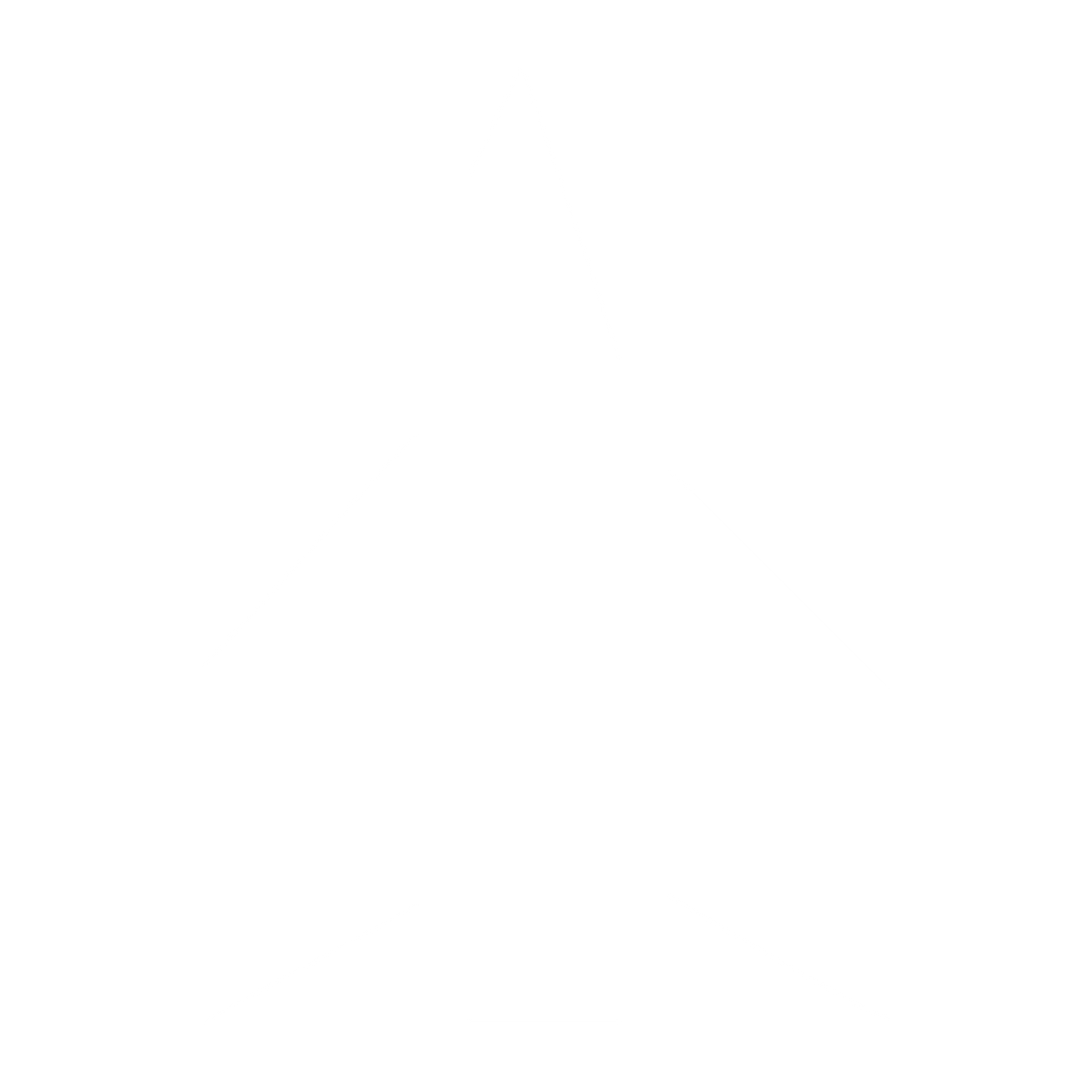Rocket Skyscraper Logo #ffffff