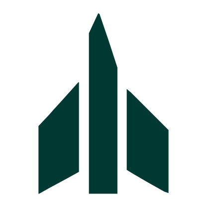 Rocket Skyscraper Logo #003932