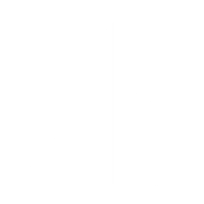 Twin Towers Skyline Logo #ffffff