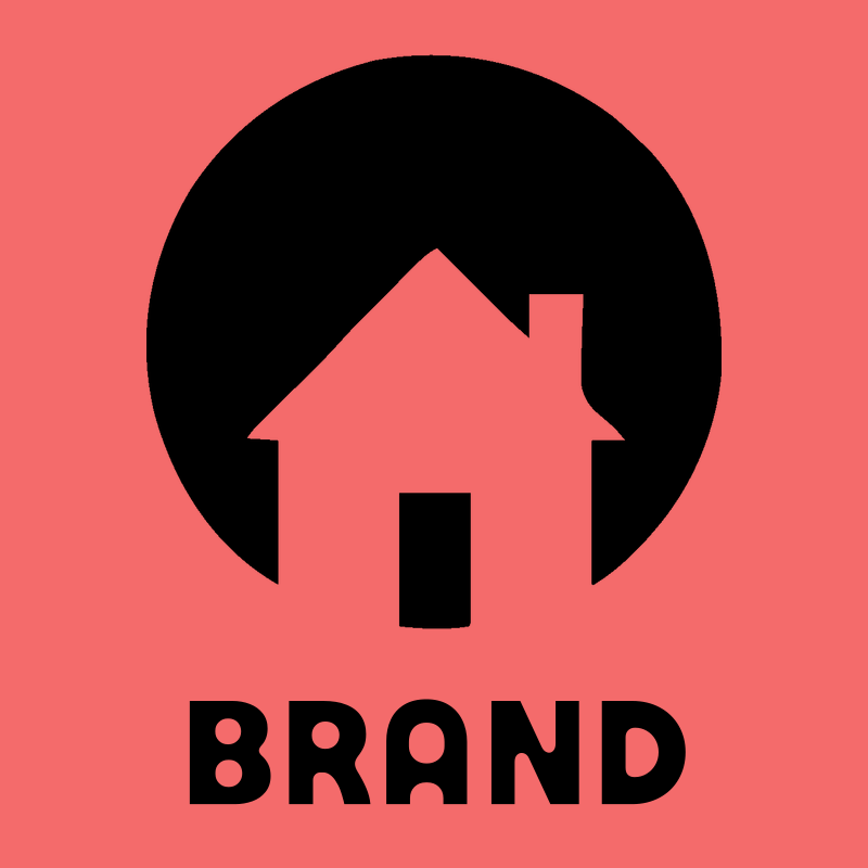 Cottage Circle Negative Space Logo preview