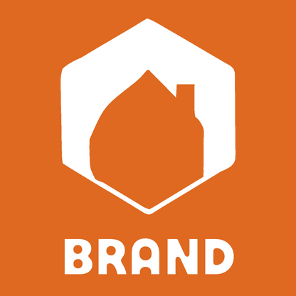Negative Space House Hexagon Logo preview