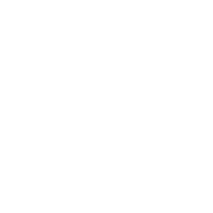 Mountain House Negative Space Logo #ffffff