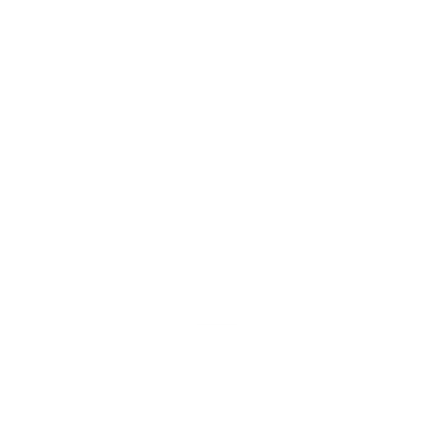 Cottage in Tree Logo #ffffff