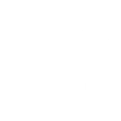 Cottage in Tree Logo #ffffff