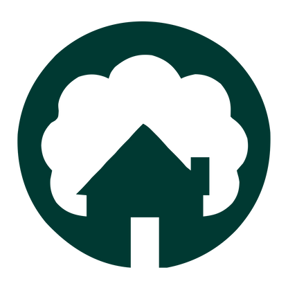 Cottage in Tree Logo #003932
