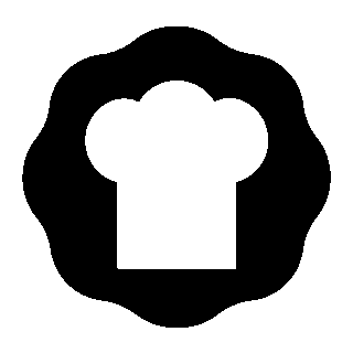 Chef Hat Badge Logo