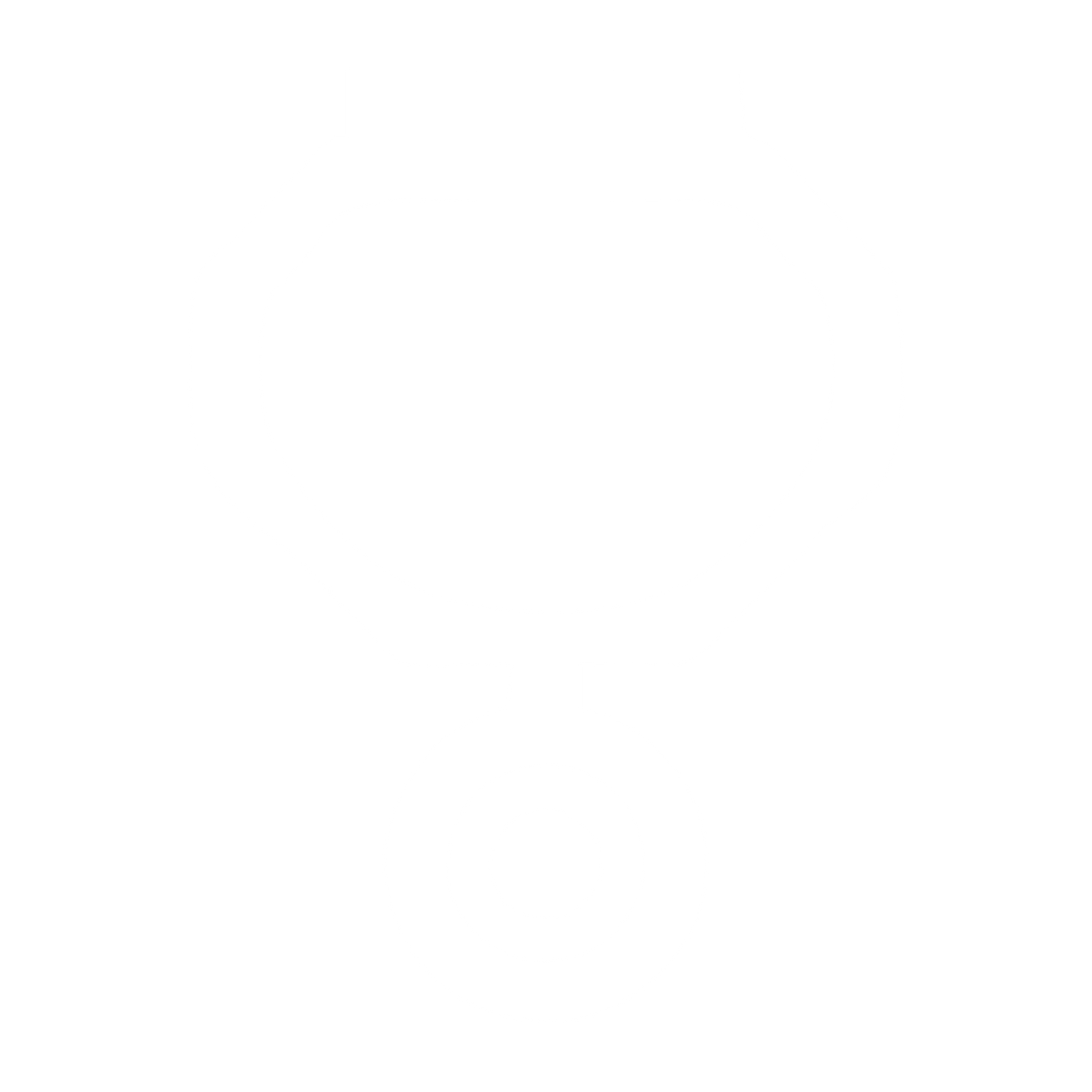 Bold Geometric Stethoscope Logo #ffffff