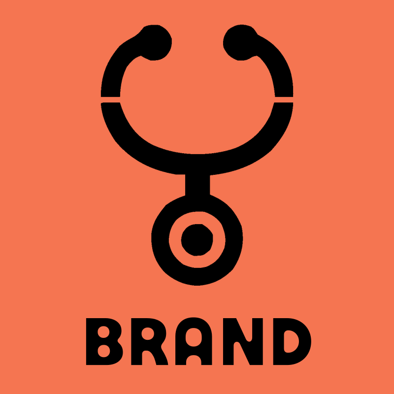 Bold Stethoscope Circle Logo preview