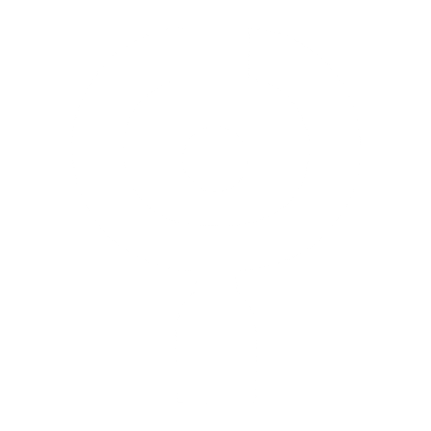 Stethoscope Bold Geometric Logo #ffffff