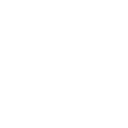 Stethoscope Bold Geometric Logo #ffffff