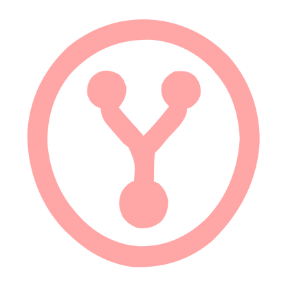 Git Fork Branch Logo #ffa6a6