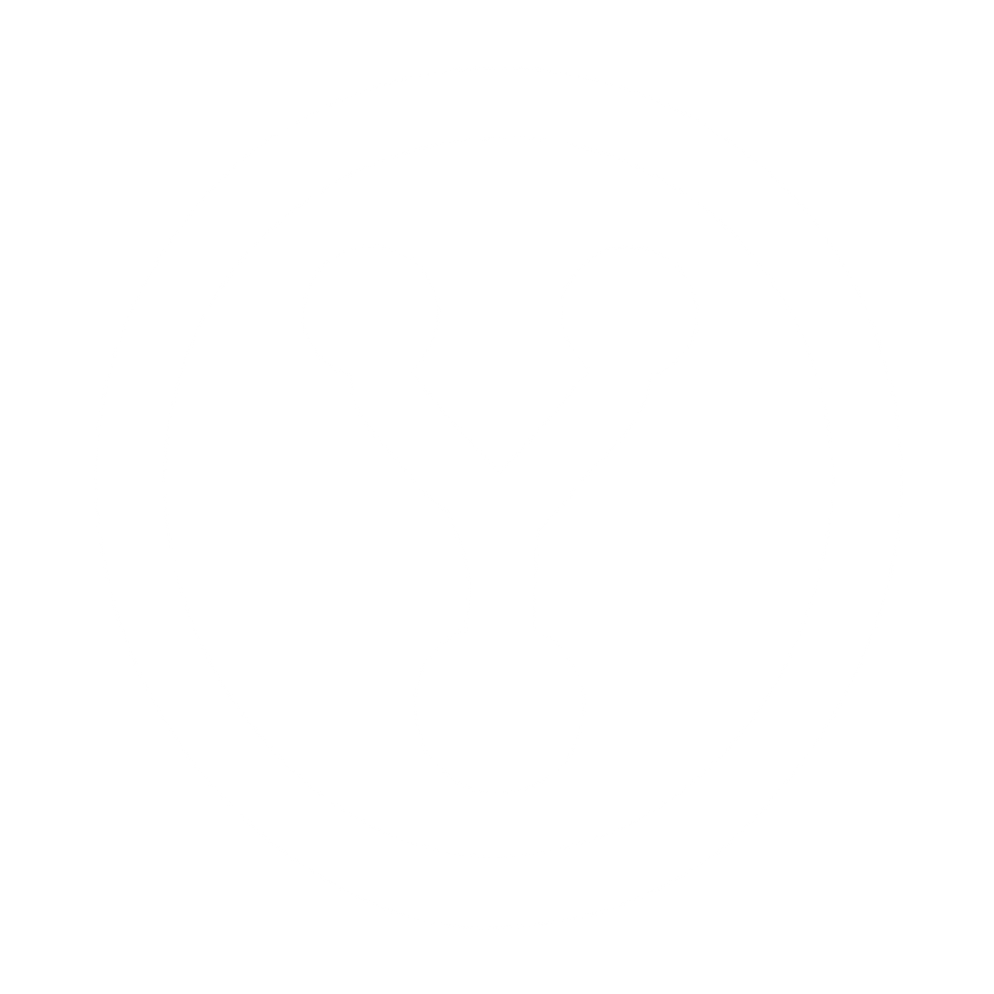 Git Fork Branch Logo #ffffff