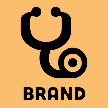 Bold Stethoscope Circle Logo preview
