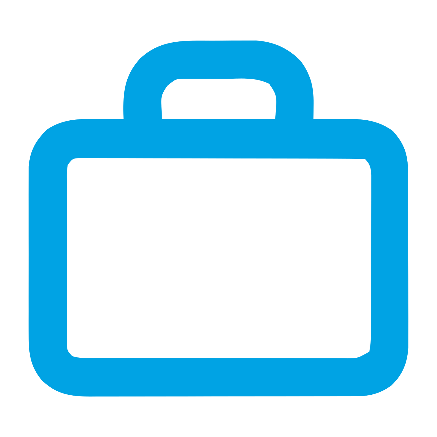 Monoline Briefcase Logo #00a3e4