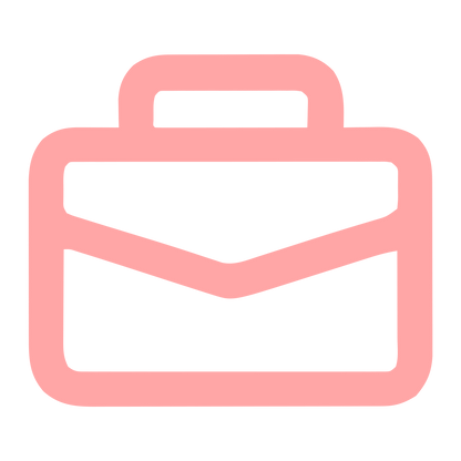 Monoline Briefcase Logo #ffa6a6