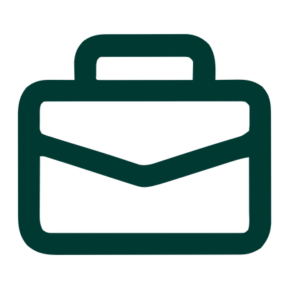 Monoline Briefcase Logo #003932