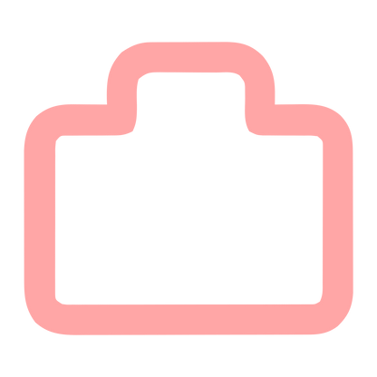 Monoline Briefcase Logo #ffa6a6