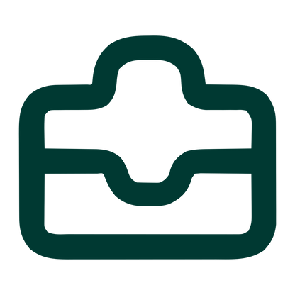 Monoline Medical Briefcase Logo #003932