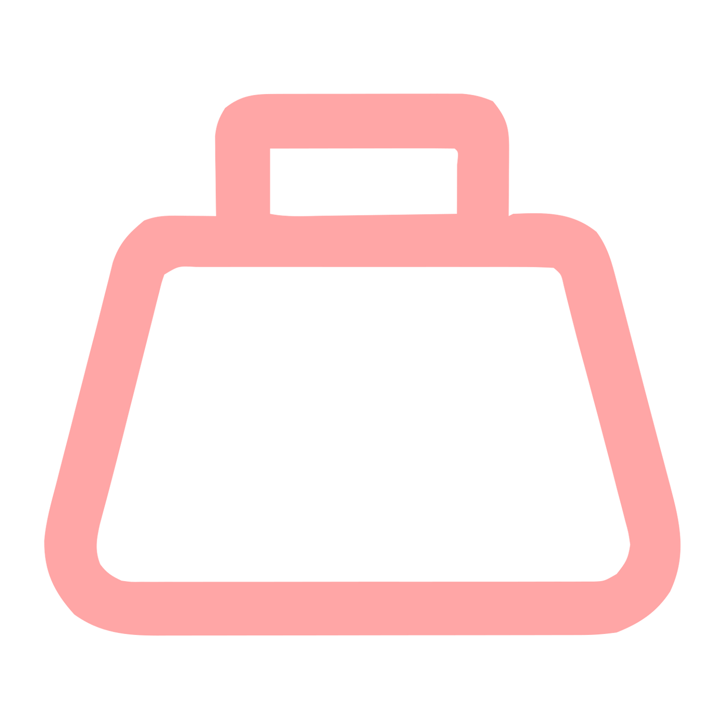Monoline Weight Scale Logo #ffa6a6