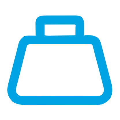 Monoline Weight Scale Logo #00a3e4
