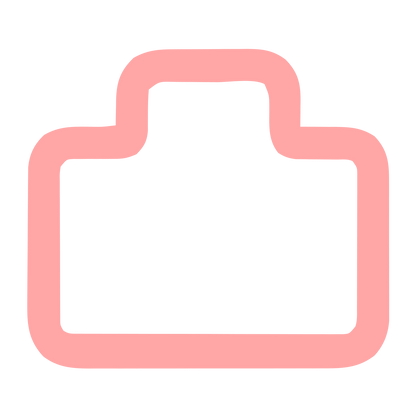 Monoline Briefcase Logo #ffa6a6