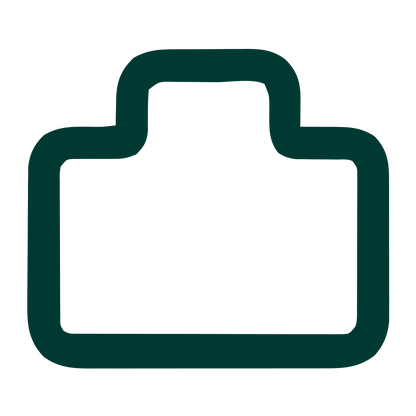 Monoline Briefcase Logo #003932