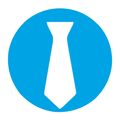 Tie Circle Emblem Logo #00a3e4