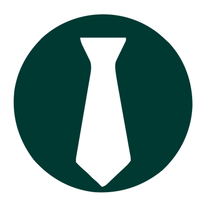 Tie Circle Emblem Logo #003932