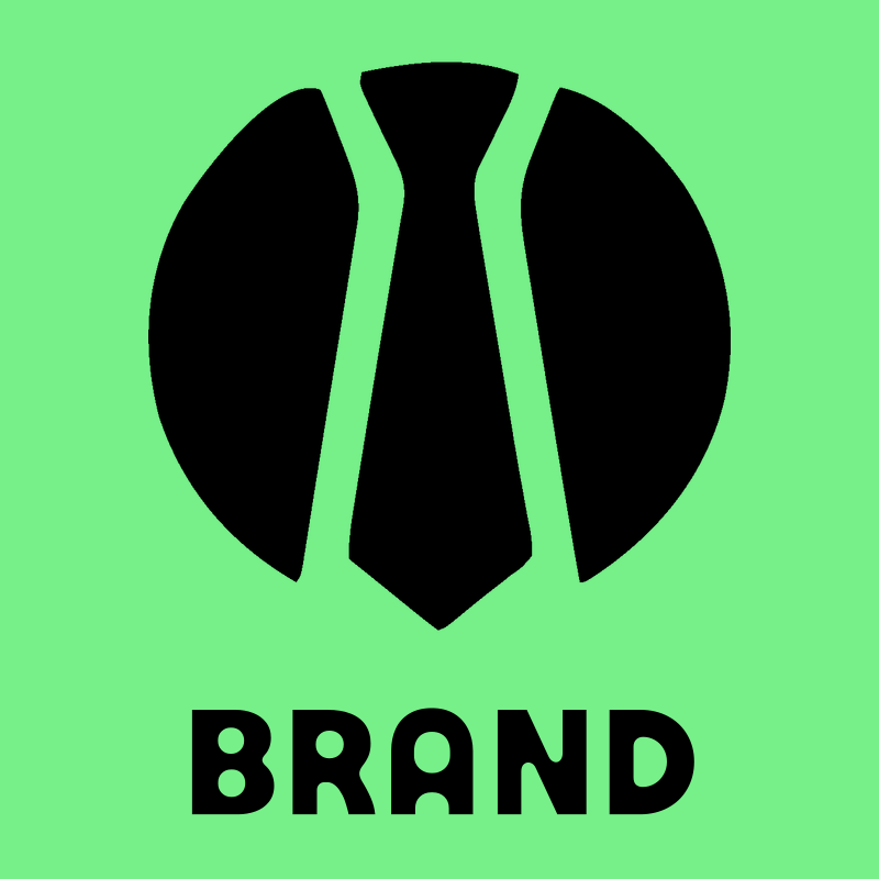Tie Circle Negative Space Logo preview