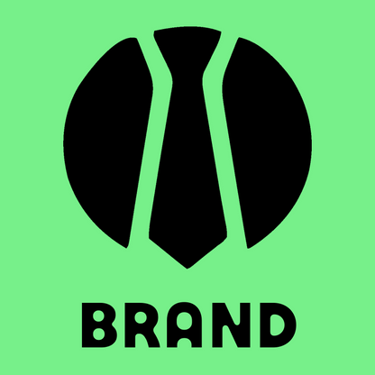 Tie Circle Negative Space Logo preview