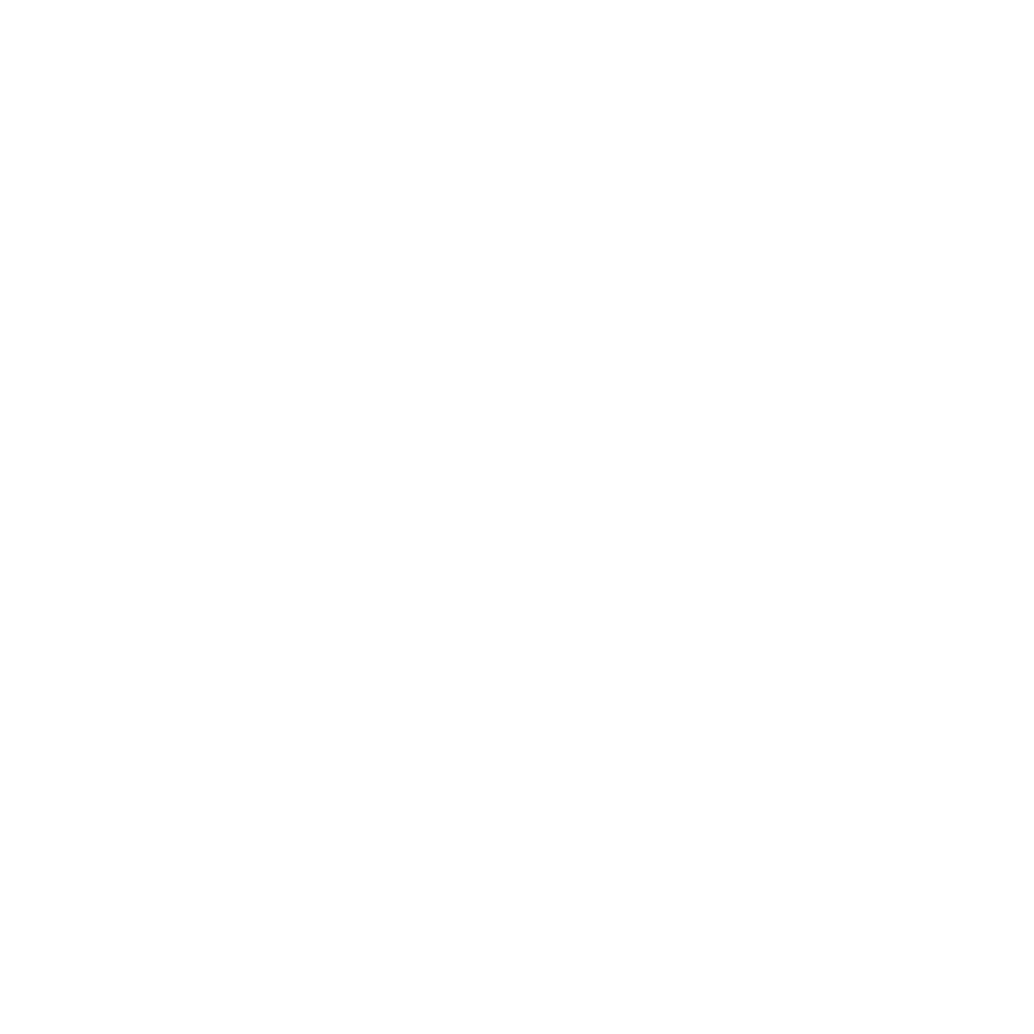 Tie Circle Negative Space Logo #ffffff