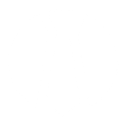 Tie Circle Negative Space Logo #ffffff